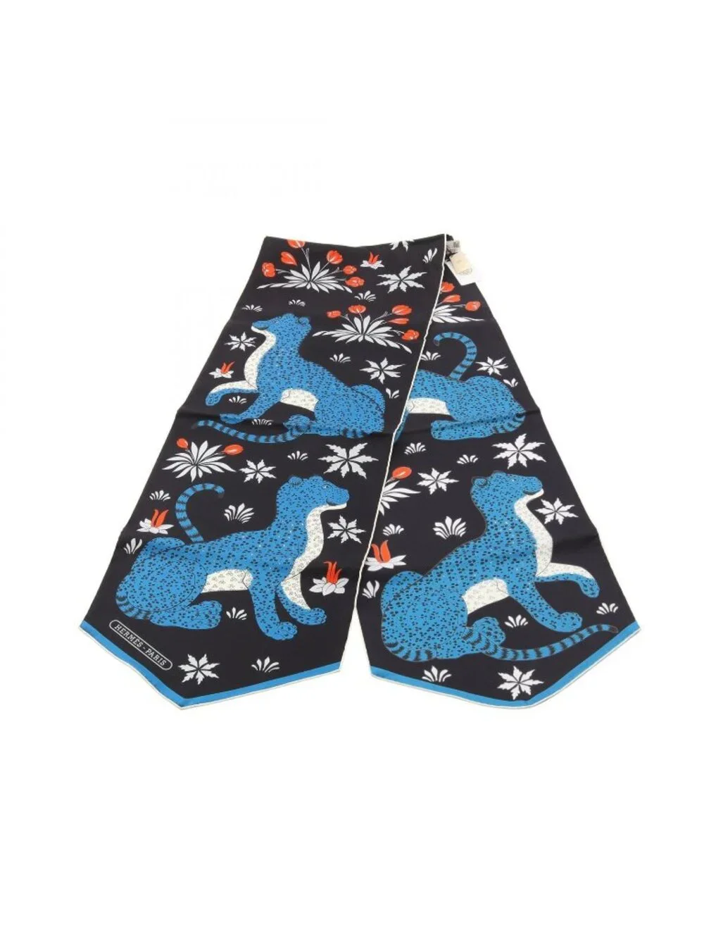 Hermes Scarf Echarpe de Soie les Leopards Silk